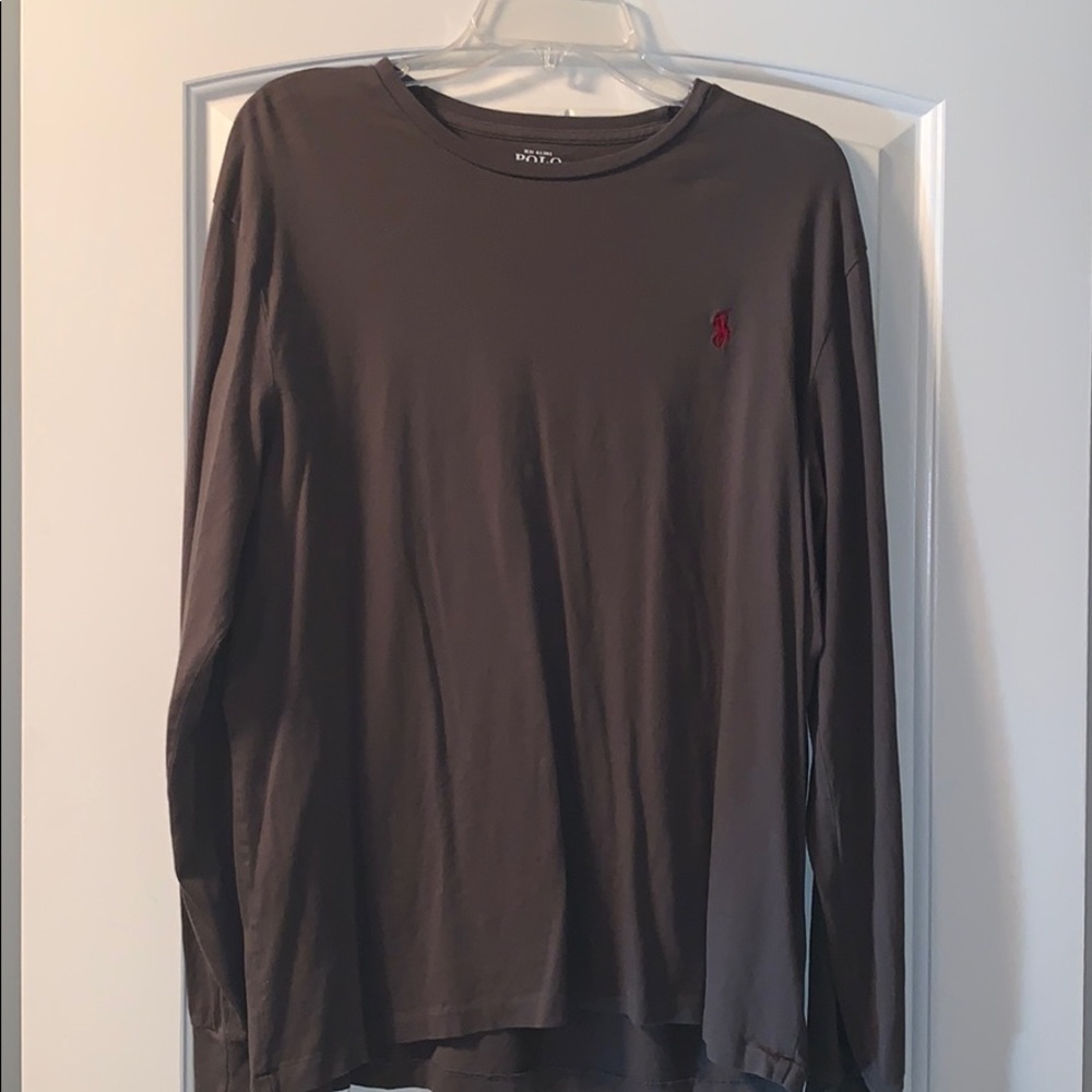 Grey Large Longsleeve Ralph Lauren Tee